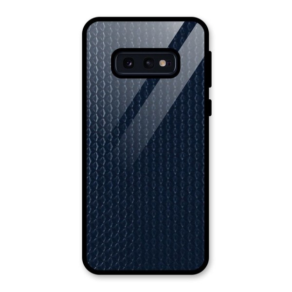 Blue Pattern Glass Back Case for Galaxy S10e